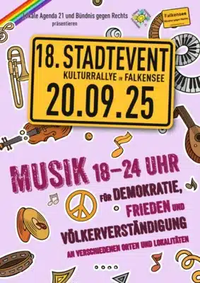 19.09.2025: Lokale Agenda 21 und Bündnis gegen Rechts laden zum 18. Stadtevent
